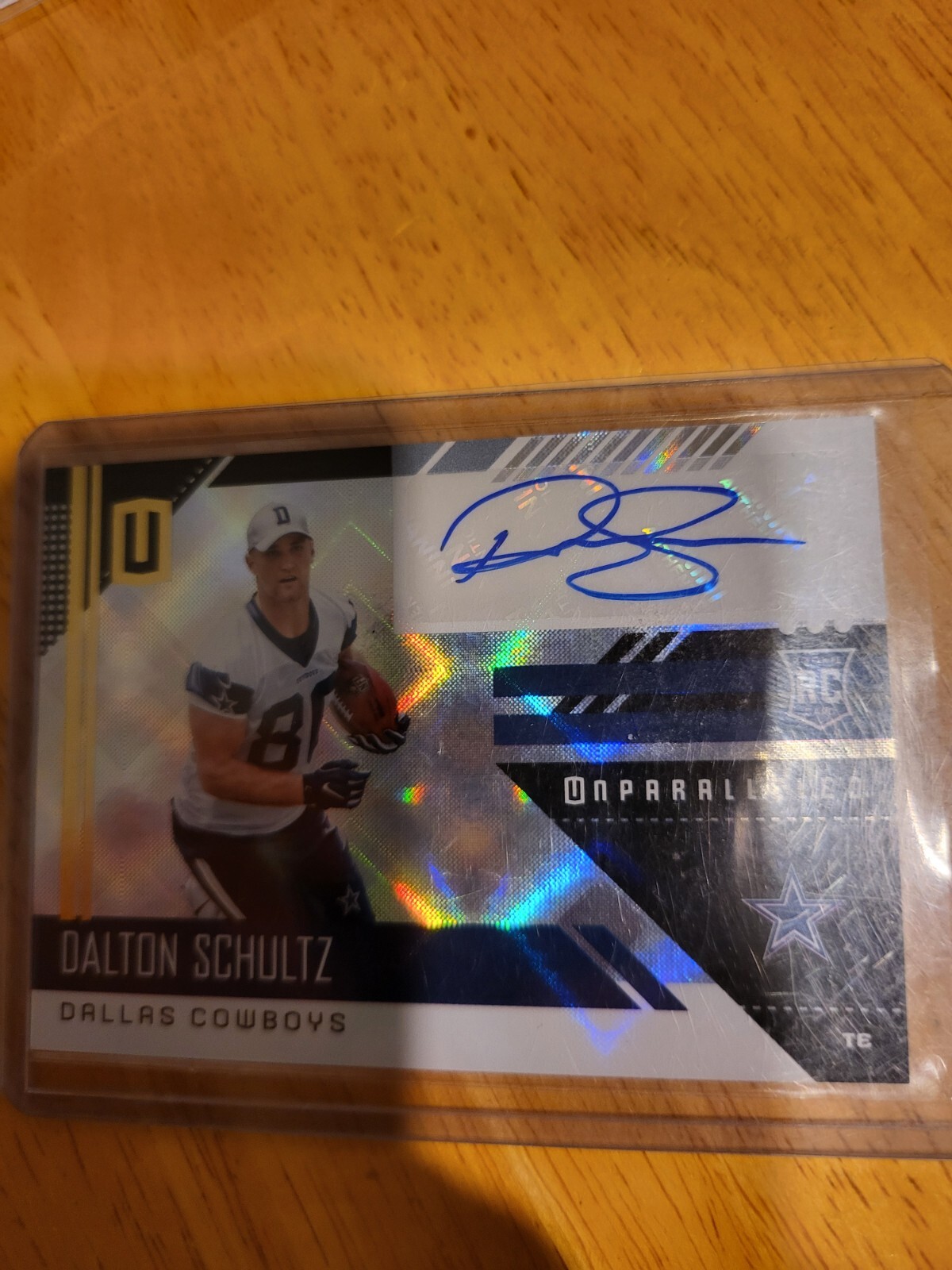 Dalton Schultz Panini Unparalleled #282 Autograph