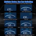Universal Digital Speedometer GPS Car HUD Head Up Display MPH Overspeed Alarm 5"
