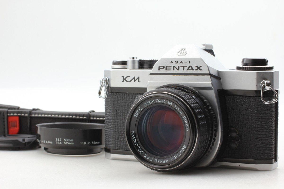 New Seal [Exc+5] Pentax KM Silver Film Camera Pentax-M 50mm
