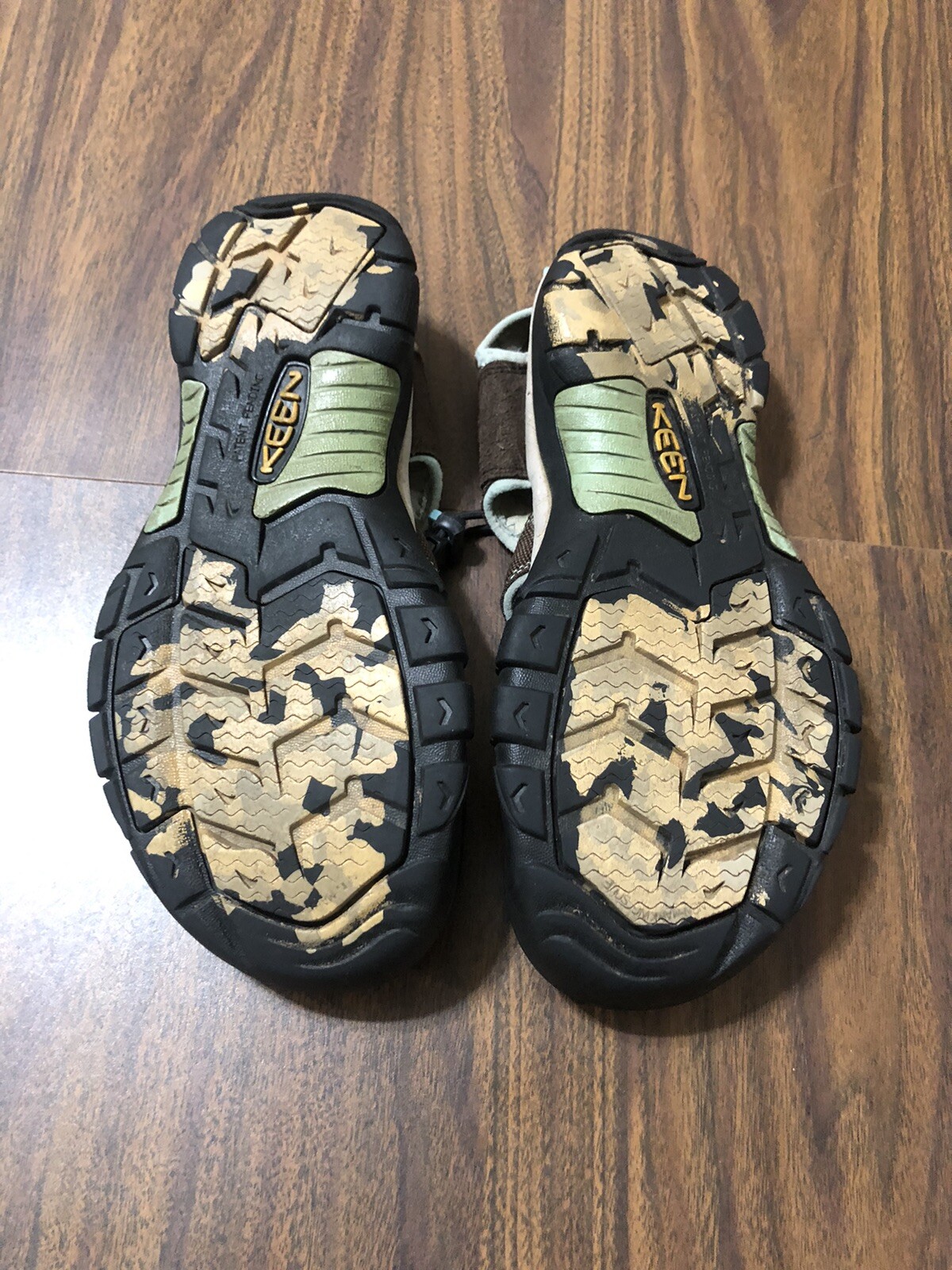 Sandali KEEN donna taglia 9 5 Newport H2 impermeabili marrone azzurro VG+ #1003481