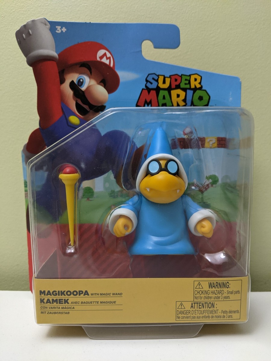 Super Mario Kamek Magikoopa Nintendo Figure Magic Wizard Wand