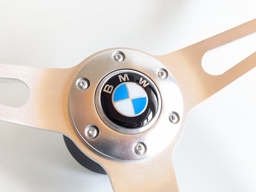 Steering Wheel fits for BMW Wood Chrome Vintage E3 E9 E12 E21 E23 E24 1976-1984 - Picture 3 of 16