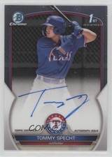 2023 Bowman Chrome Prospect Auto Tommy Specht #CPA-TS Auto 0x0z