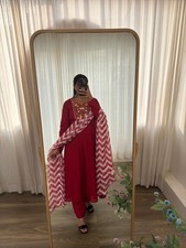 Bollywood Party Wear Anarkali Gown Suit Pakistani Indian Wedding Salwar Kameez