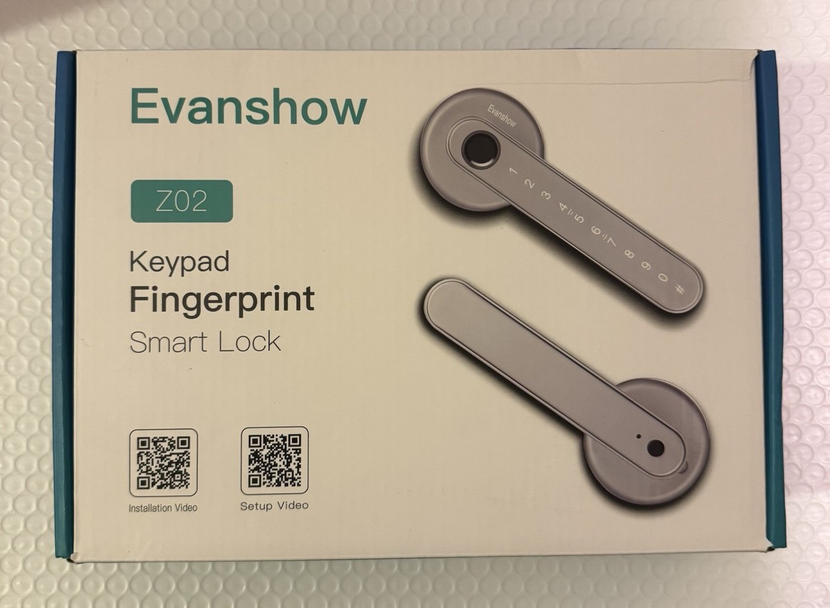 Evanshow Z02 Keypad Fingerprint Smart Lock
