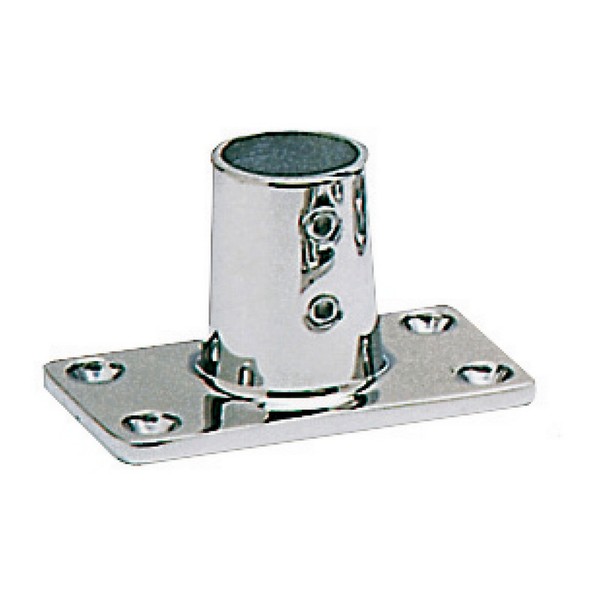 Relingstutzenhalter, Rechteckig AISI316 90° 25 Mm - 1 Pc Osculati - 41.113.25-image