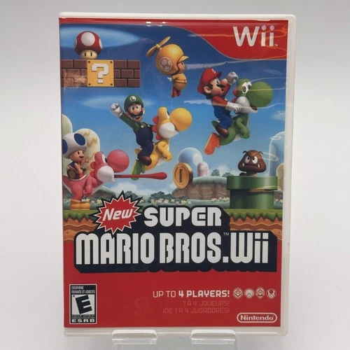 New ListingNintendo Wii - New Super Mario Bros. Wii - Video Game