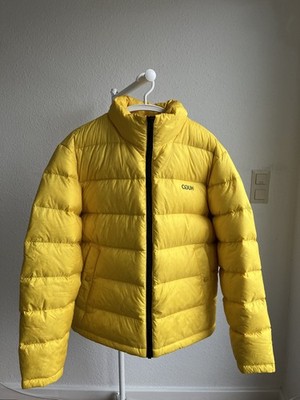 Hugo Winterjacke Daune Gelb Gold Reverse Logo Biron Boss 50411511 Daunenjacke M
