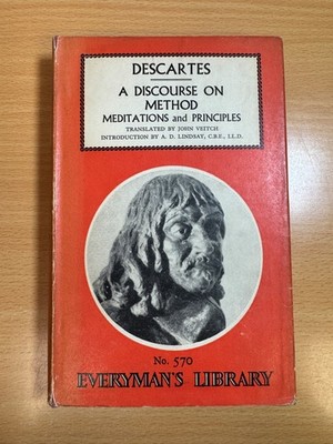 A Discourse on Method by Descartes Hardcover J. M. Dent & Sons