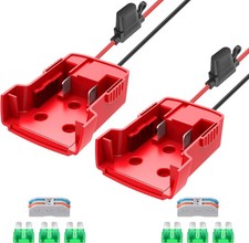 2 Packs Power Wheel Adapter for Milwaukee M18 Battery 18V 2 Pack