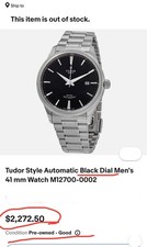 ๐ต Tudor Classic Auto 38mm Blue Sunburst Dial Full Set M12500-0009 Watch ๐ต 19