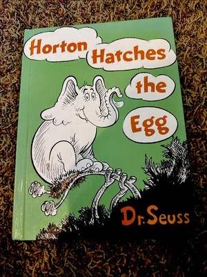 Horton Hatches The Egg Dr Seuss Hardcover Book | 8  x 11 