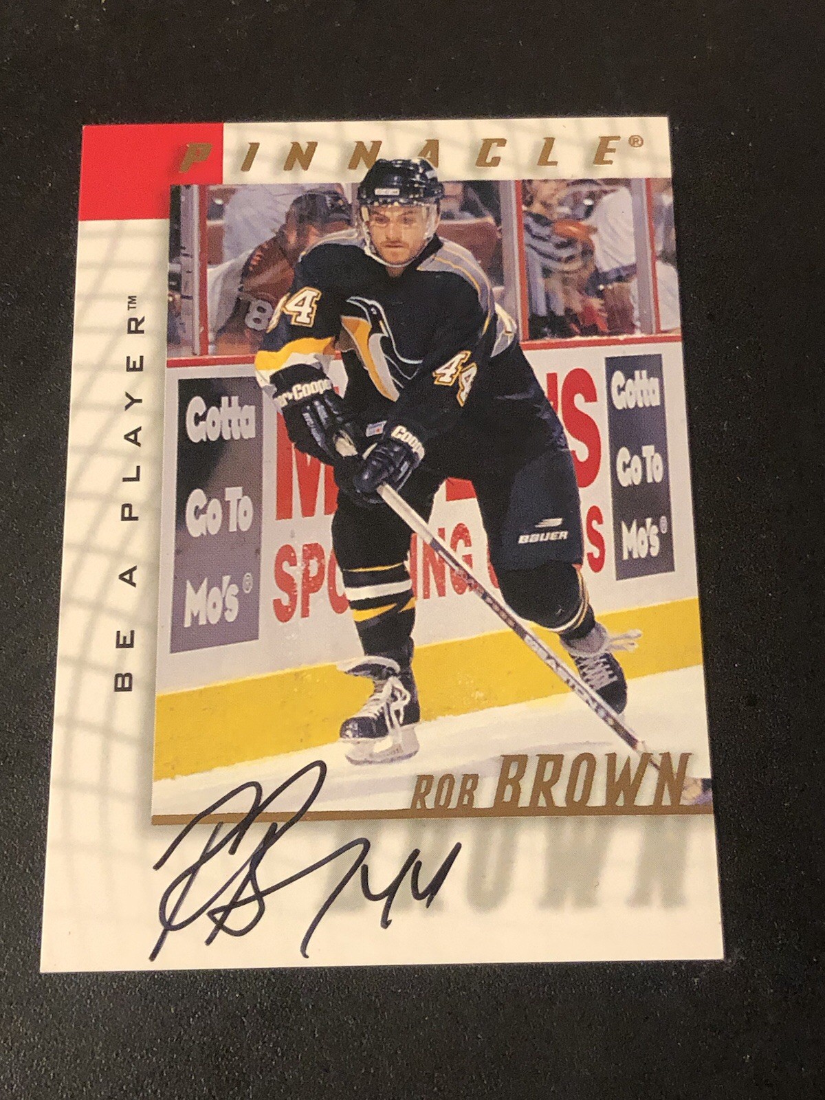1997-98 Pinnacle Be A Player Auto Rob Brown #48 Auto