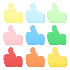 36 Pcs Colorful Thumbs Up Paper Cutouts, Bulletin Board Cutouts Decor