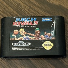 ARCH RIVALS Sega Genesis BASKETBALL Arcade  CARTRIDGE ONLY Tested See Pics