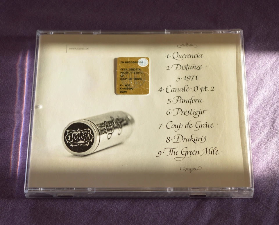 Kaos One - Coup de Grace CD 2015 Rap Italiano Colle der Fomento RARO!!! - Immagine 2 di 3