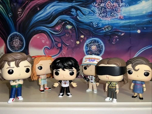 Funko POP! Stranger Things Figures Lot Of 6 Eleven Steve Dustin Max Mike Loose
