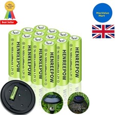 Versatile 600mAh AA Rechargeable Batteries – Perfect for Solar Garden Lights 13.99 per battery