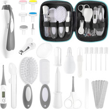 Baby Healthcare and Grooming Kit for Newborn Kids, 31PCS Upgraded Safety Baby Ca