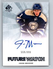 2011-12 SP Authentic - Future Watch Auto - John Moore #250 /999 (AU, RC)
