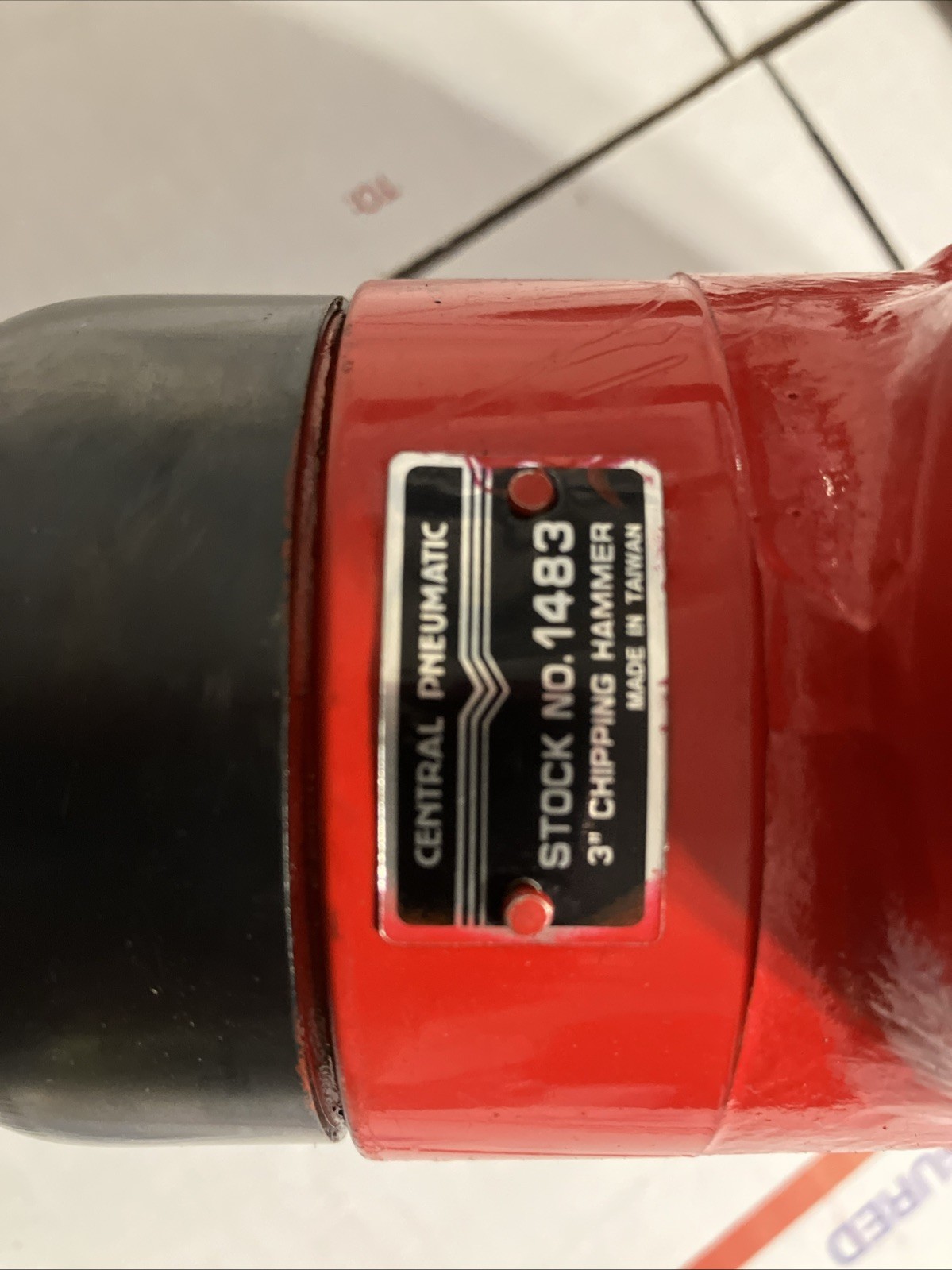 Central Pneumatic 3" Chipping Hammer 1483 Tested And Working