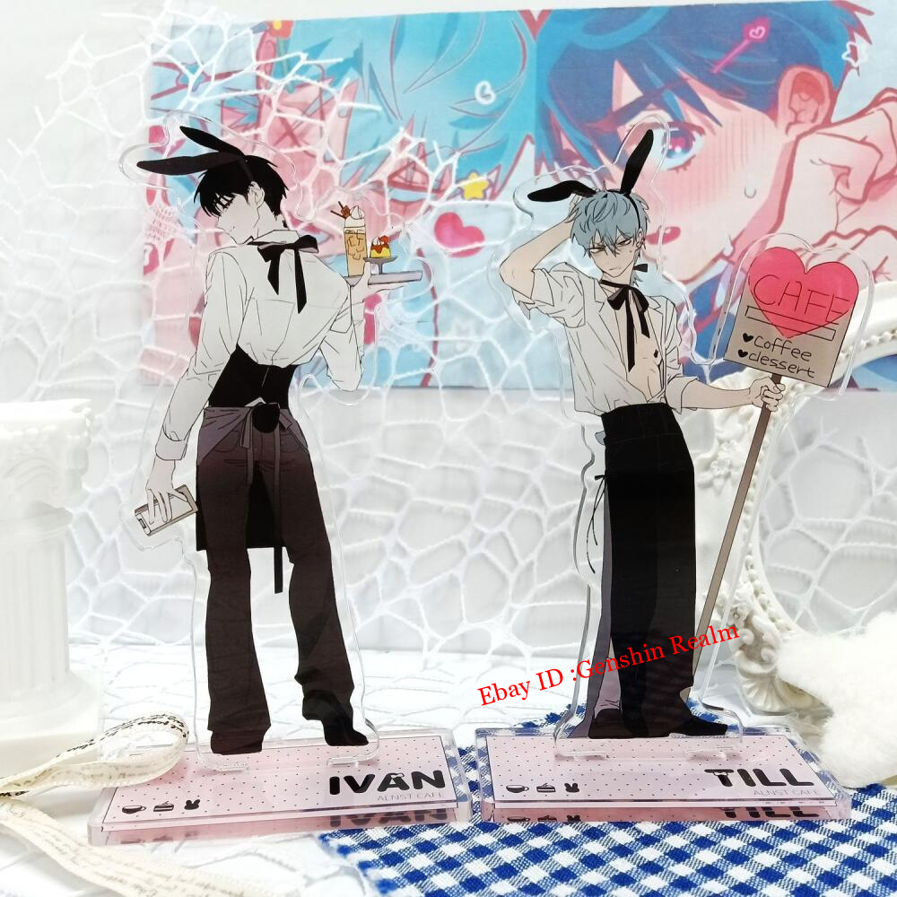 2Pcs/Set Alien Stage Ivan/Till Acrylic Desktop Stand Figure