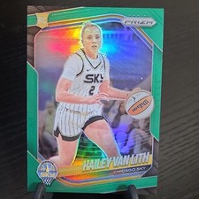 Panini 2025 Prizm WNBA Rookie Hailey Van Lith Chicago Sky Card #2 Green Prizm