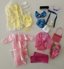 Vintage Lot Barbie Scale Lounge/Swimwear Fashion Outfits Accessories