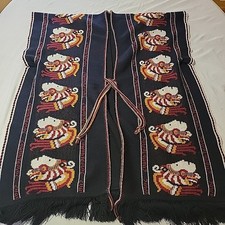 70's Poncho Mayan Cardigan Poncho Serape Cape Vintage Cuauhtemoc