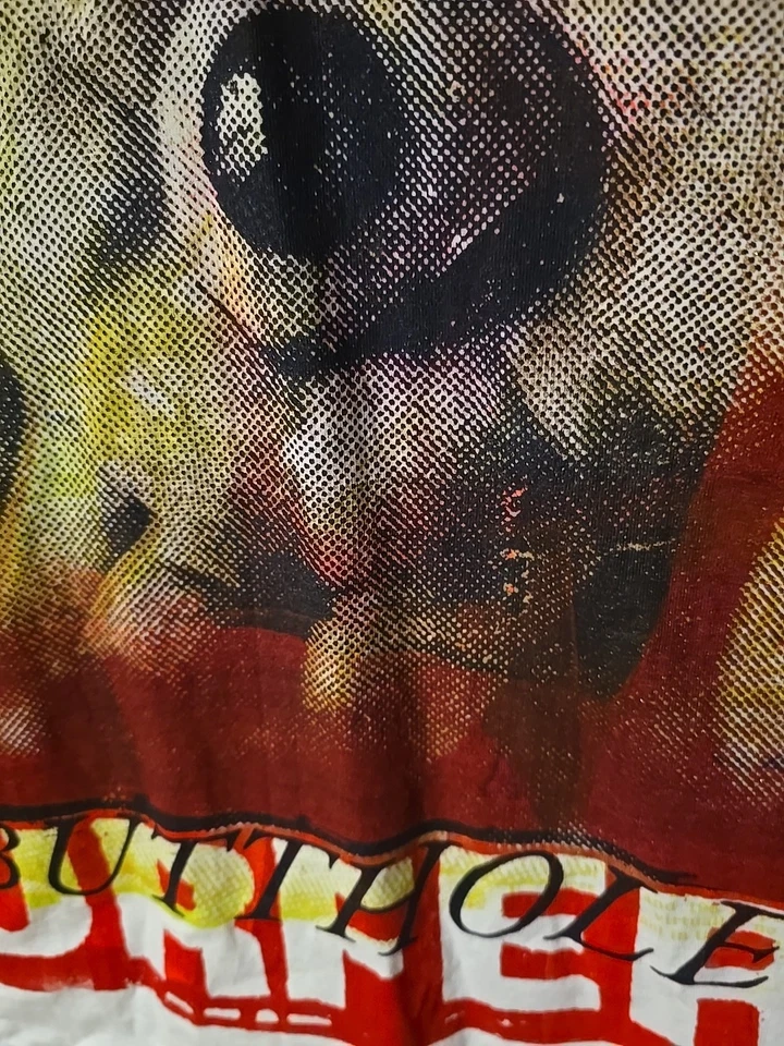 Camiseta promocional Butthole Surfers Don Rock estampada em tela Allsport GG vintage EUA - Imagem 4 de 4