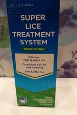 Rite Aid Super Lice Treatment System 2 Piece Kit. Sealed. Compare to Nix or Rid.