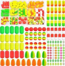 Pompano Rigs Floats Beads Kit,Foam Snell Fishing Floats Bobbers for Surf Fishing