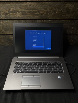 HP ZBOOK 17 G5 Intel Core i7-8850H 16GB RAM 512GB SSD, NVIDIA RTX