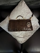 Jane Shilton Vintage Snakeskin Clutch Crossbody Bag 70S/80S/90S