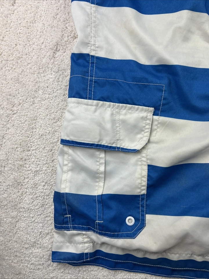 Pantalones cortos de natación Merona gris para hombre talla XXL 44-46 con forro Foto 2 de 4