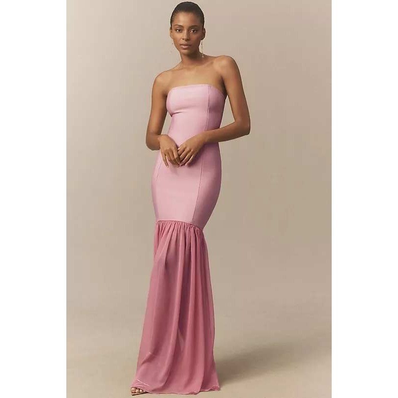 summer party wear dress PRETTYGARDEN Women's Summer Wedding Guest Dress Sleeveless Ruffle Form