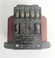 General Radio VARIAC type V5H  230V in / 0-270V out  2 Amps