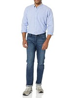 Amazon Essentials Herren Oxford Hemd Langarm Slim Fit Blau XXL