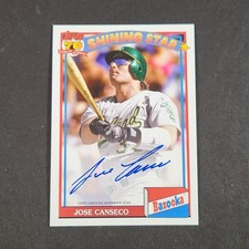 2021 Topps Archives - 1991 Topps Bazooka Shining Stars Autographs Jose...