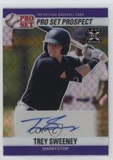 2021 Leaf Pro Set Metal 1990 Base Purple Rainbow 20/25 Trey Sweeney Auto 0y8v