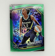 Panini 2025 WNBA Prizm Aziaha James Dallas Wings GREEN PRIZM RC #83