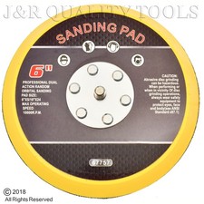6 Inch Hook And Loop Face Sanding Pad 516 X 24 Thread 10000rpm Firm Backing 6 Inch Hook And Loop Face Sanding Pad 516 X 24 Thread 10000rpm Firm Backing