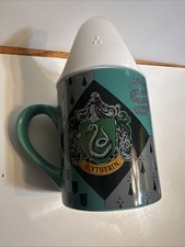 Harry Potter Slytherin Mug 14oz Ceramic Mug Green/Black Hogwarts Houses Crests