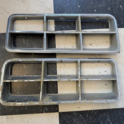 1978 CHEVROLET CHEVETTE LEFT &RIGHT HAND GRILLE SECTION BEZELS