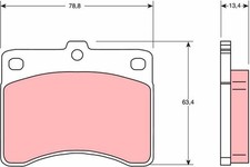Plaquette de frein Daihatsu HIJET