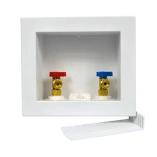 Oatey Quadtro 1/2 in. PEX Washing Machine Outlet Box w/ 1/4 Turn Valves