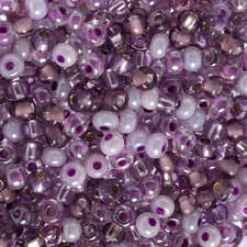 Czech Glass Seed Beads 6/0 Purple Passion Mix Beads for Jewelry Making Crafts, 2