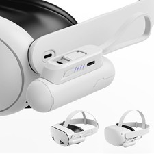 Battery Pack for Meta Quest 3/3S and Oculus Quest 2, 6000Mah Extended Battery fo