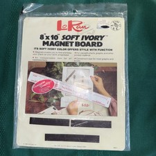 Vintage LoRan 8  X 10  Soft Ivory Magnet Board