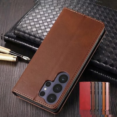 Hülle Für Samsung Galaxy S26 S25 FE S25 Ultra S24 S23 Magnet Handy Tasche Schutz